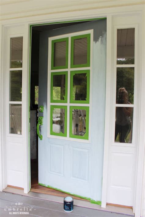 repainting a metal front door